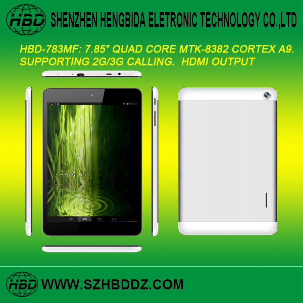 7.85-inch Quad-Core Tablet PC with 3G