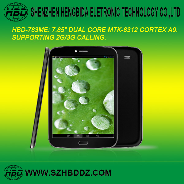 7.85-inch Dual-Core 3G Tablet PC