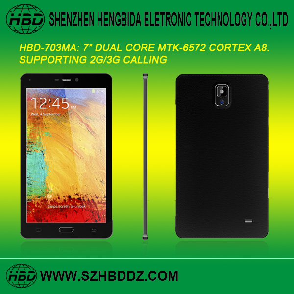 7-Inch Dual-Core 3G Calling Tablet