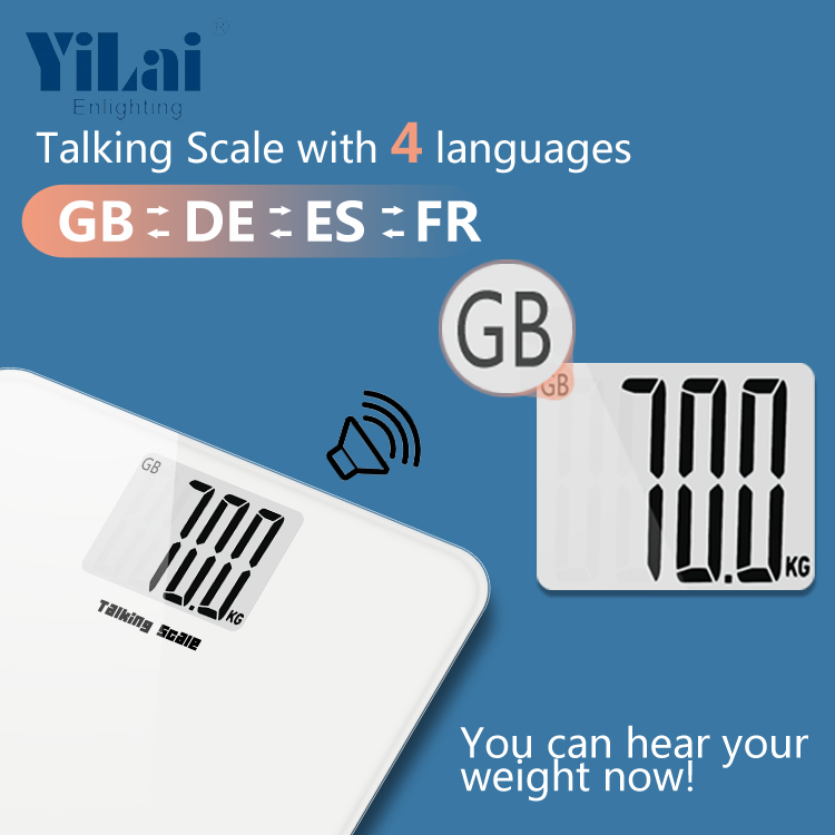 Digital Talking Body Weight Scale with LCD