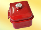 Red Fuel Tank with Mounting Bracket