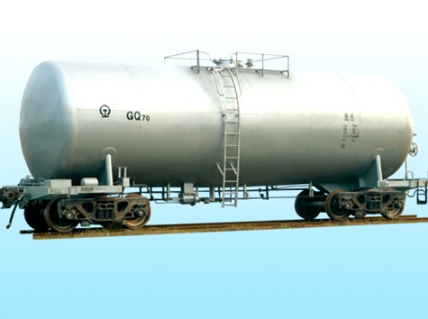 Rail Tank Car for Liquid Transport