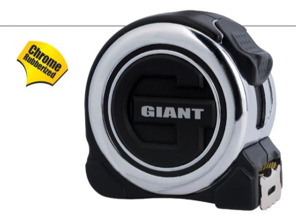 Chrome Rubberized Tape Measure