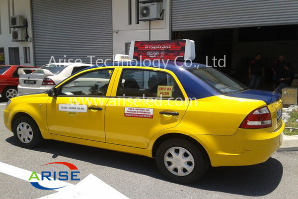 Taxi LED banner signs/ TAXI LED Displays/Taxi Roof LED Displays/Taxi Roof P4/P5/P6 - Image 3