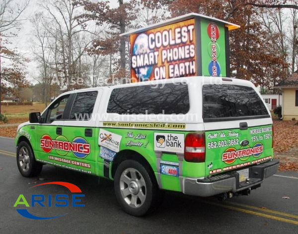 Taxi LED banner signs/ TAXI LED Displays/Taxi Roof LED Displays/Taxi Roof P4/P5/P6 - Image 2