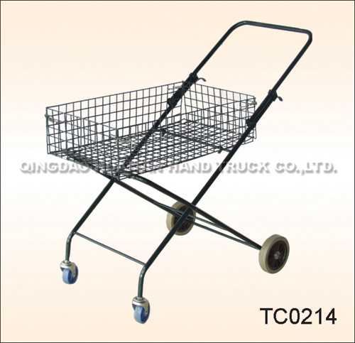 Metal Wire Basket Utility Cart