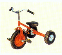 Child's Red Tricycle with Black Seat