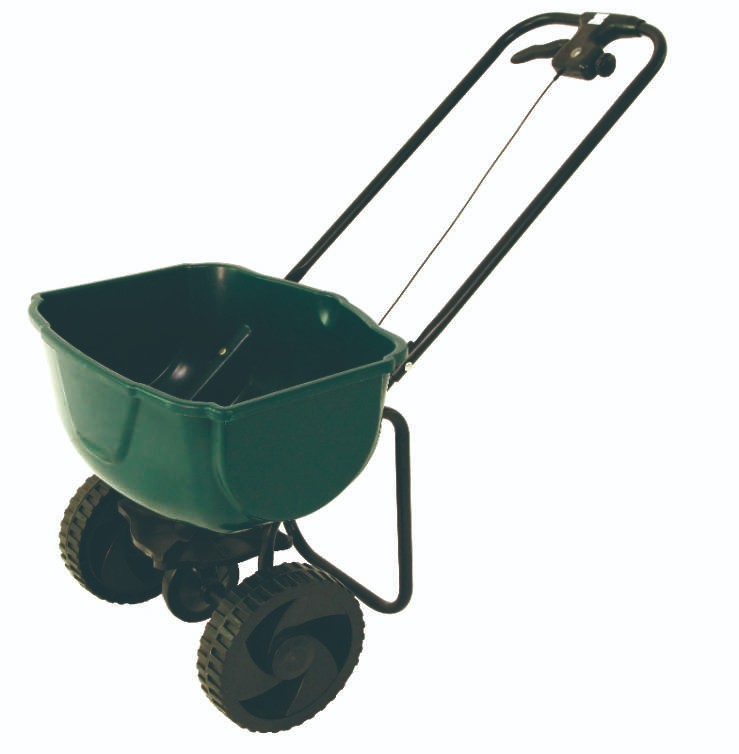 Push Fertilizer Spreader with Steel Frame