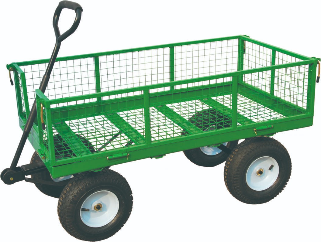 Mesh Steel Garden Cart Wagon