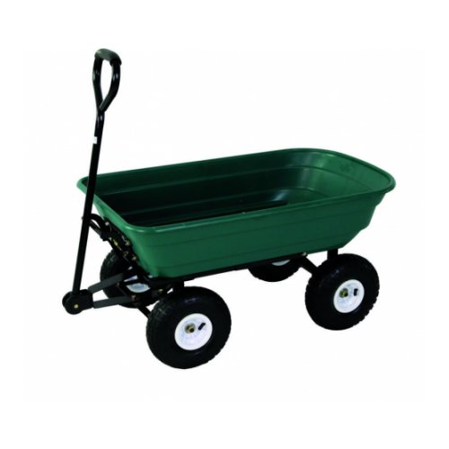 75L Capacity Garden Cart with Flat-Free Tires