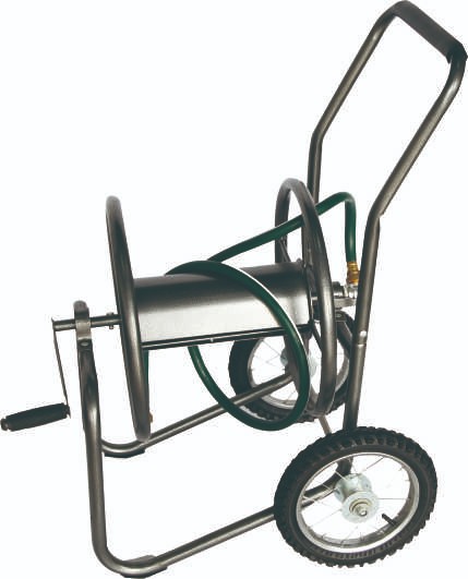 Double Wheel Steel Hose Reel Cart