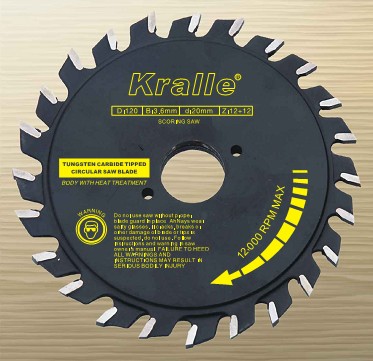 Adjustable Scoring Saw Blade