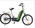 Electric Step-Through Bicycle for Urban Commuting
