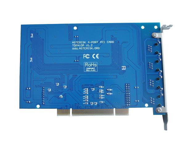 TDM410P 4 Port FXO FXS Asterisk Card for Trixbox Elastix Zaptel Dahbi - Image 2
