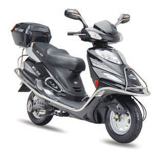 Urban Commuter Scooter with Rear Storage
