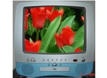 Compact Color Monitor with Integrated Speakers