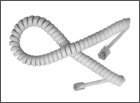 Coiled Telephone Handset Cord