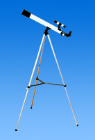 Refracting Astronomical Telescope with Tripod