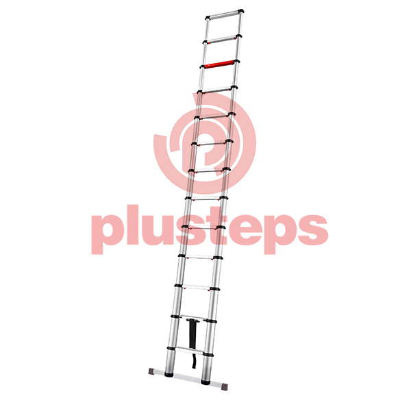 Telescopic Extension Ladder with Wide Steps