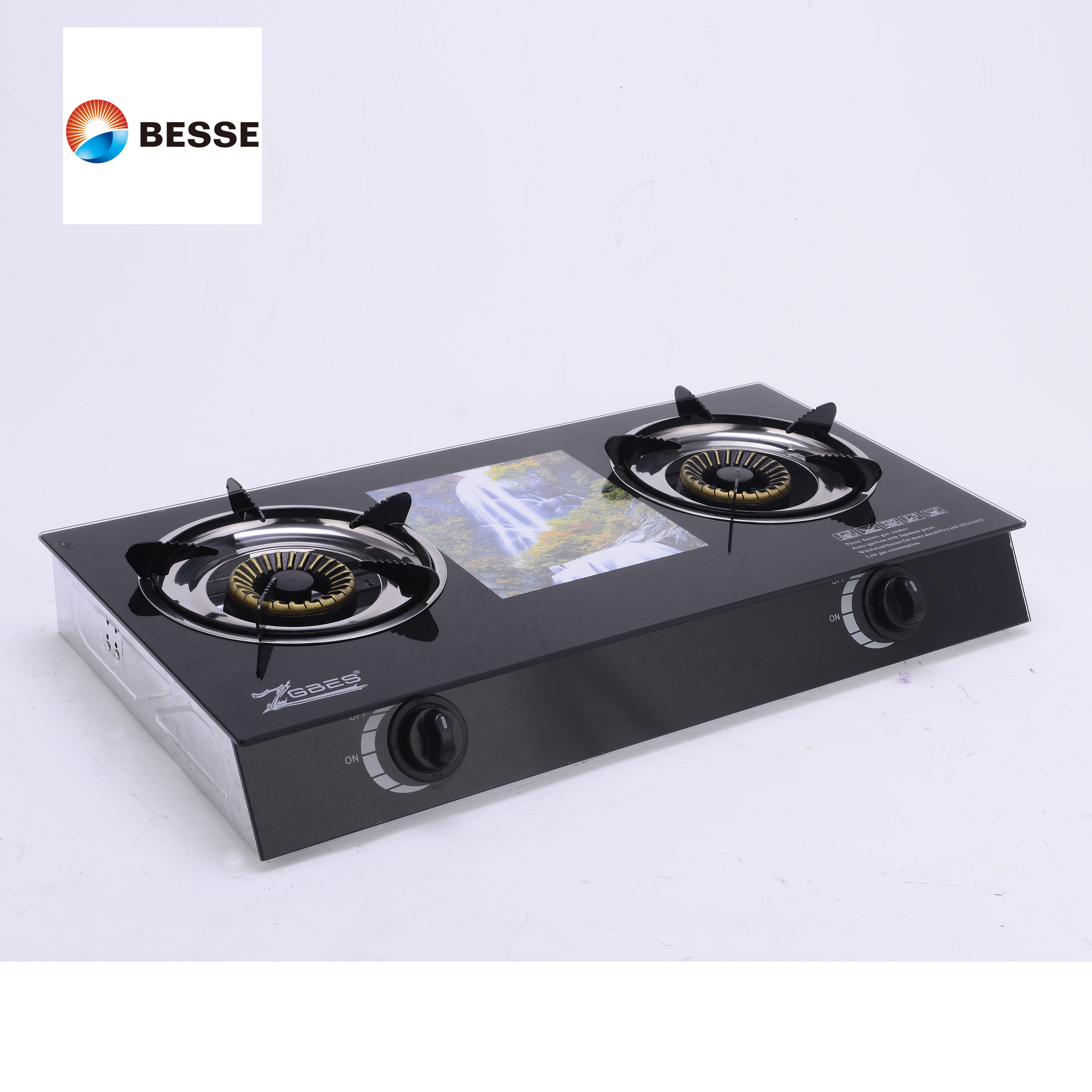 Temper Glass Cooking Gas Stove - Image 2