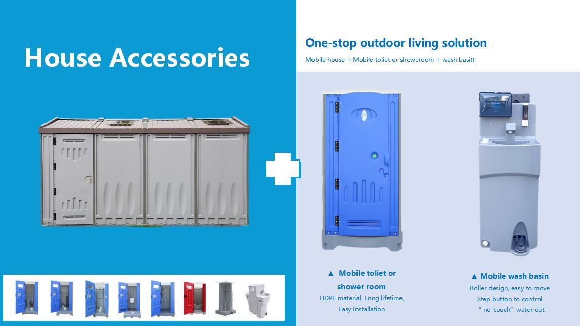 Temporary HDPE Living House