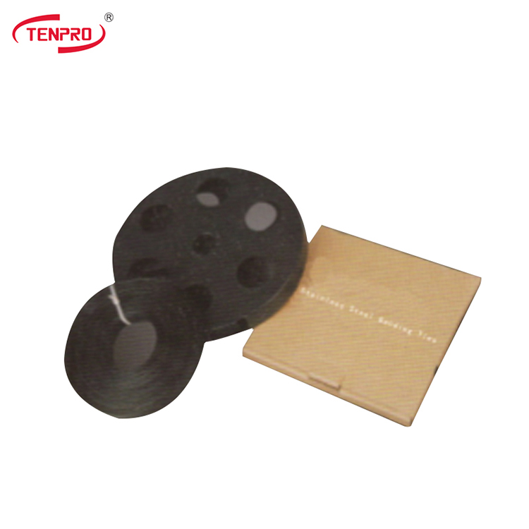 Black PVC coated stainless steel cable tie close-up
