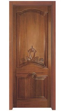 Carved Solid Wood Interior Door