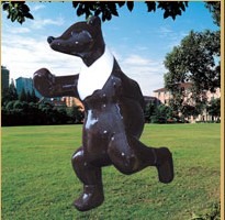 Running Bear Sculpture