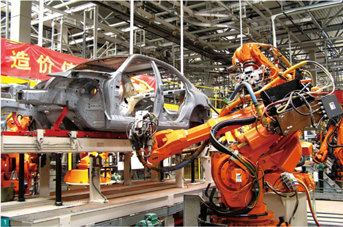 Automated Robotic Car Chassis Welding System