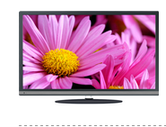 LED Television with Multiple Input Ports