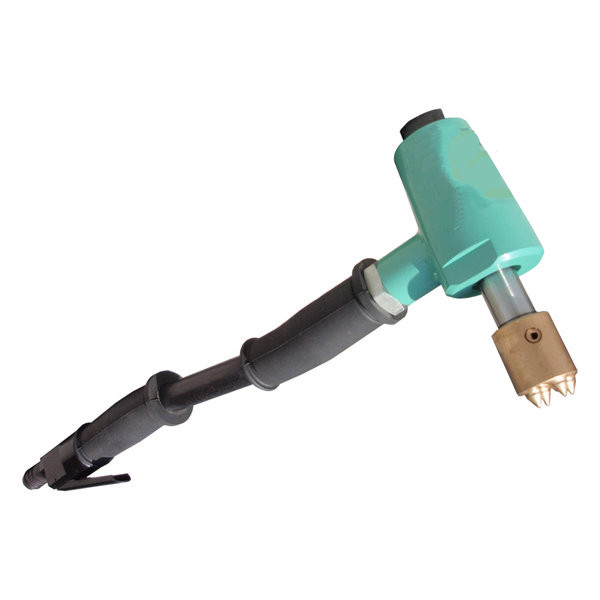 Concrete Floor Scabbler with Bush Hammer Head