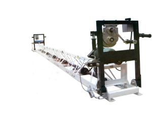 Hydraulic core drilling rig showing sturdy frame and hydraulic system