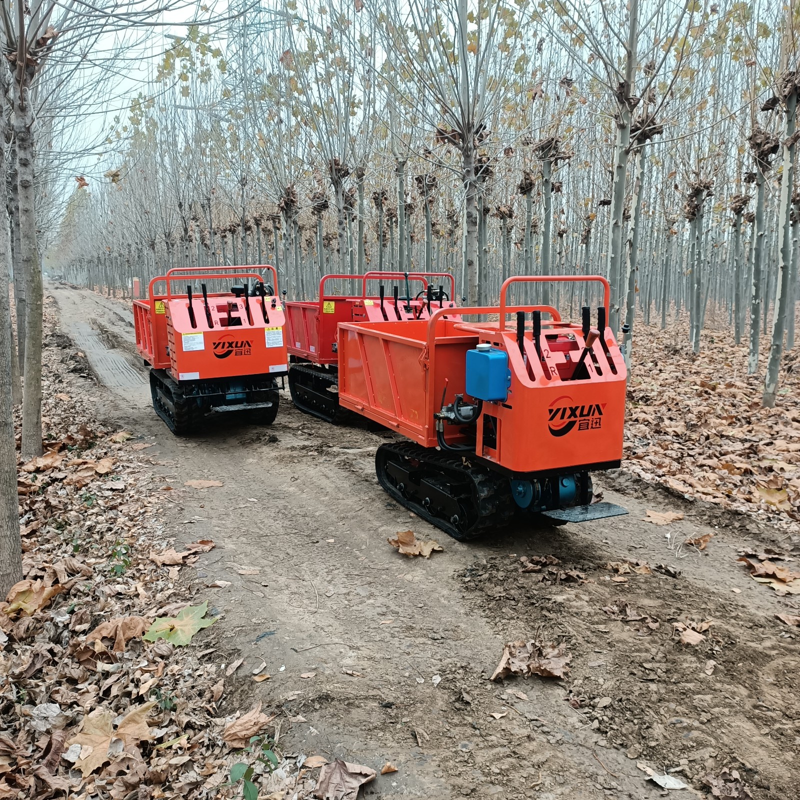 The new pure electric small crawler transporter 1 ton agricultural crawler truck - Image 3