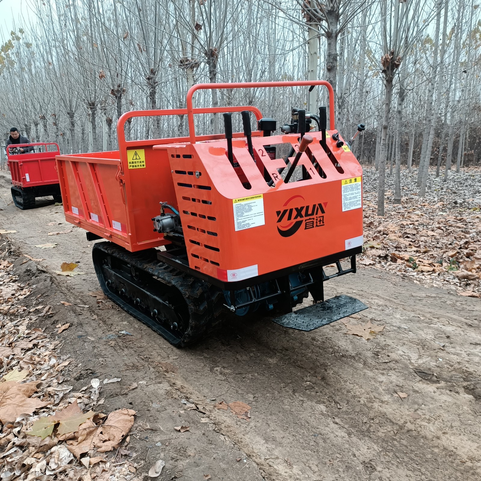 The new pure electric small crawler transporter 1 ton agricultural crawler truck - Image 2