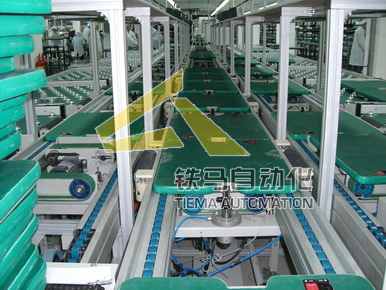Three-Row Differential Chain Conveyor