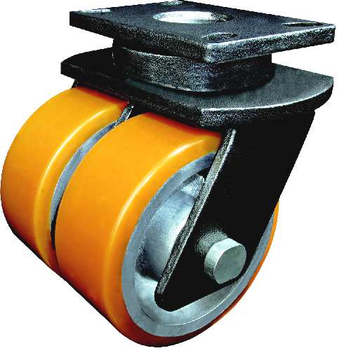 Heavy-Duty Polyurethane Swivel Caster