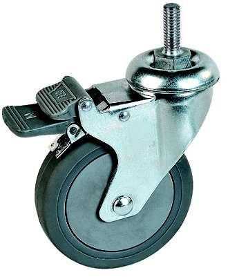 Industrial Caster Wheel with Side Brake