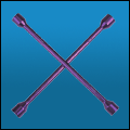 Four-Way Lug Wrench with Electrophoresis Paint Finish