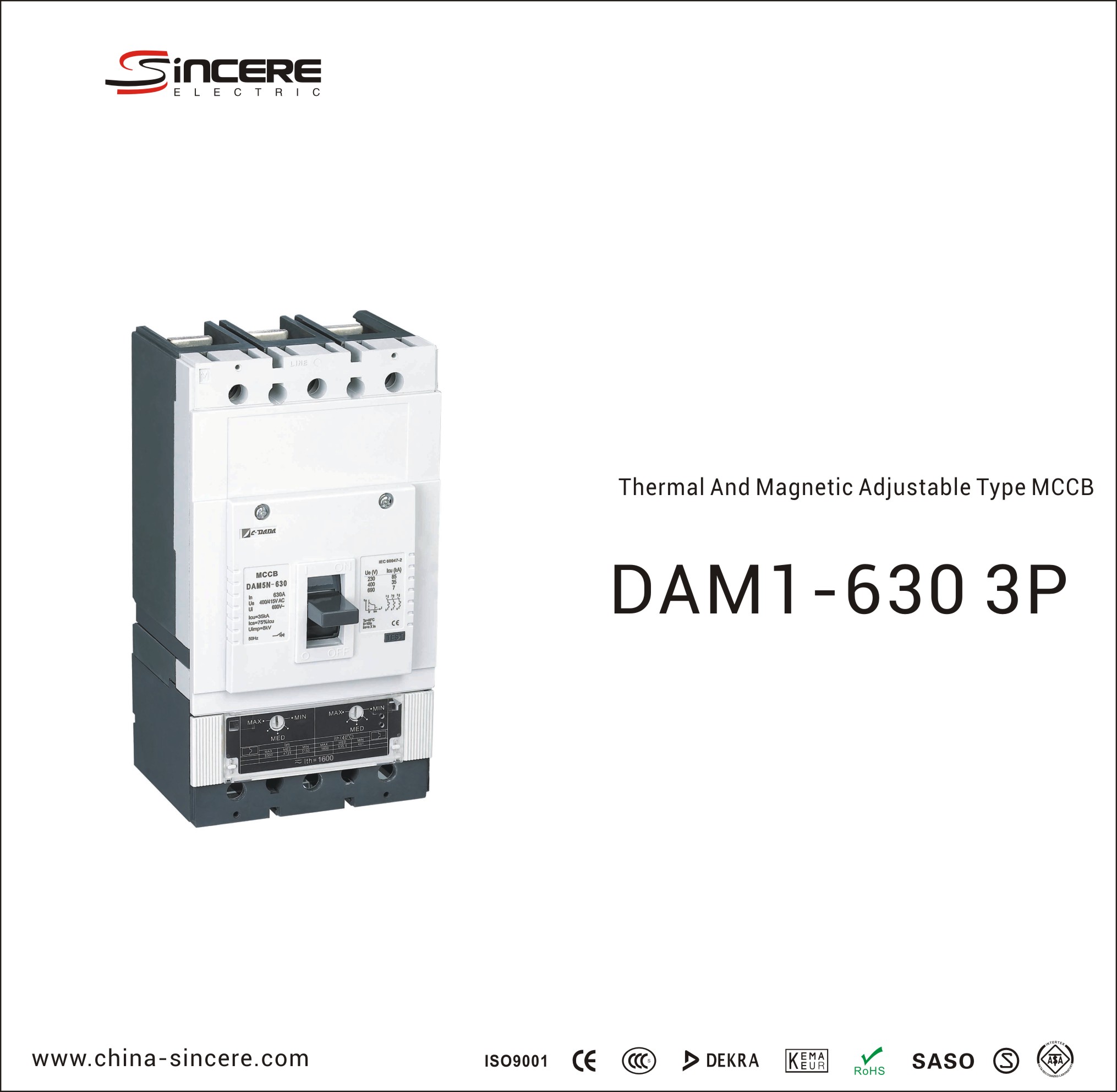 Thermal And Magnetic Adjustable Type MCCB - Image 2