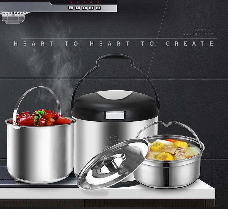 Thermal Food Cooker with Insulated Container