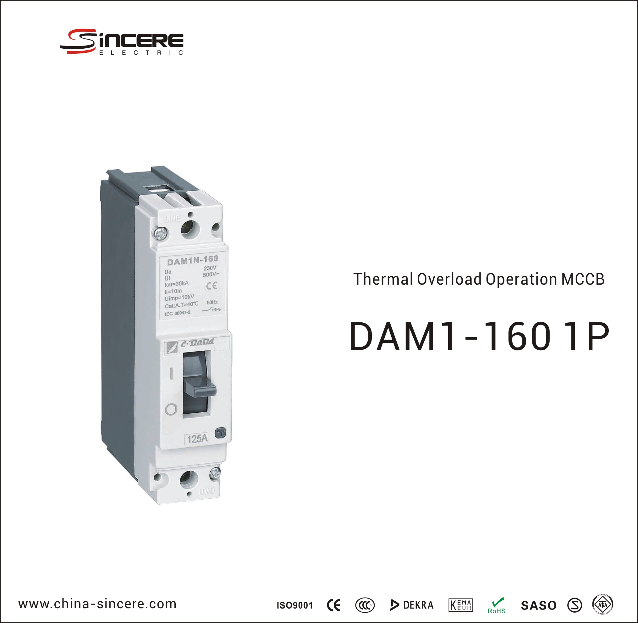 Thermal Overload Molded Case Circuit Breaker