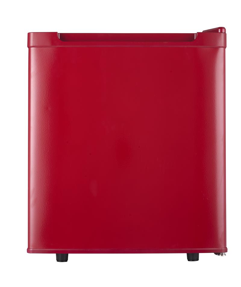 Compact thermoelectric mini bar fridge in a room setting