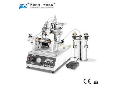 Thread coating machine with valve dispensing for per-coating adhesive - Image 2