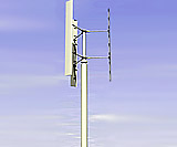 Three-Blade Vertical Axis Wind Turbine