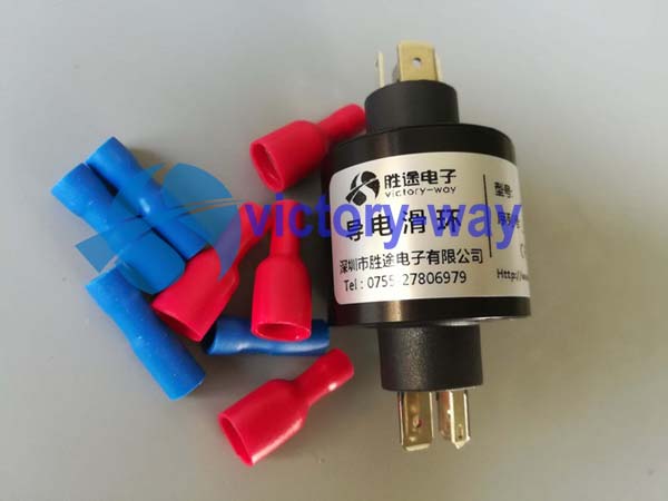 Three-Circuit High-Current Direct Plug Slip Ring
