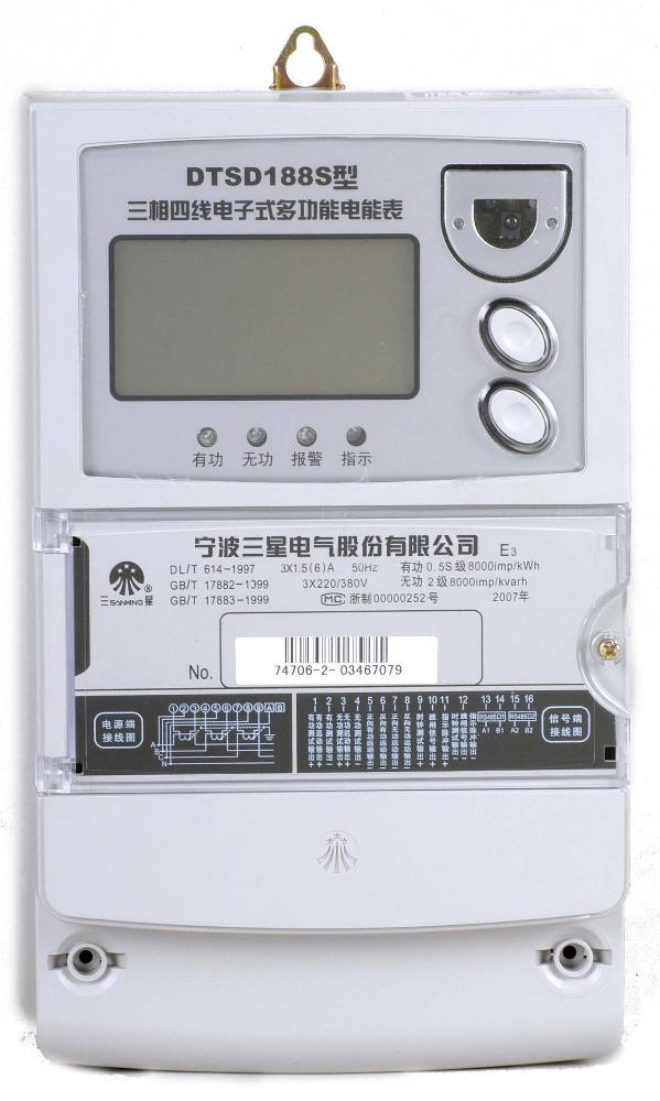 Three-Phase Multifunction Energy Meter