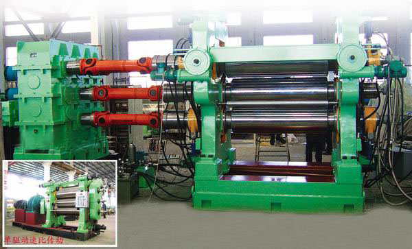 Three-Roll Rubber Calender