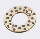 Bronze Thrust Washer with Graphite Plugs