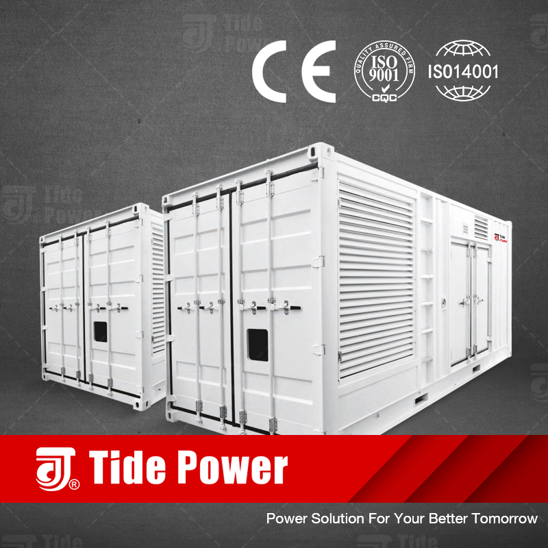 Tide Power Diesel Generator Rental Containerized Generator Canopy/Slient Type Rnage From 5kVA to 3900kVA Cummins Perkins Mitsubishi Doosan Deutz Baudouin Mtu Leroy Somer Stamford. - Image 2
