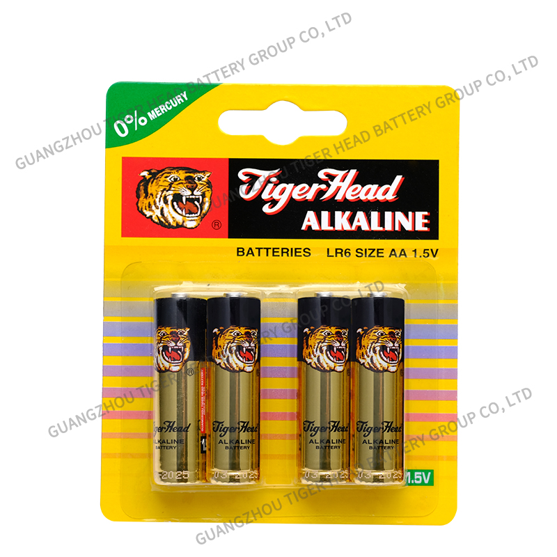 TIGER HEAD BRAND ALKALINE BATTERY ART NO.3646 LR6 AM-3 AA SIZE - Image 2